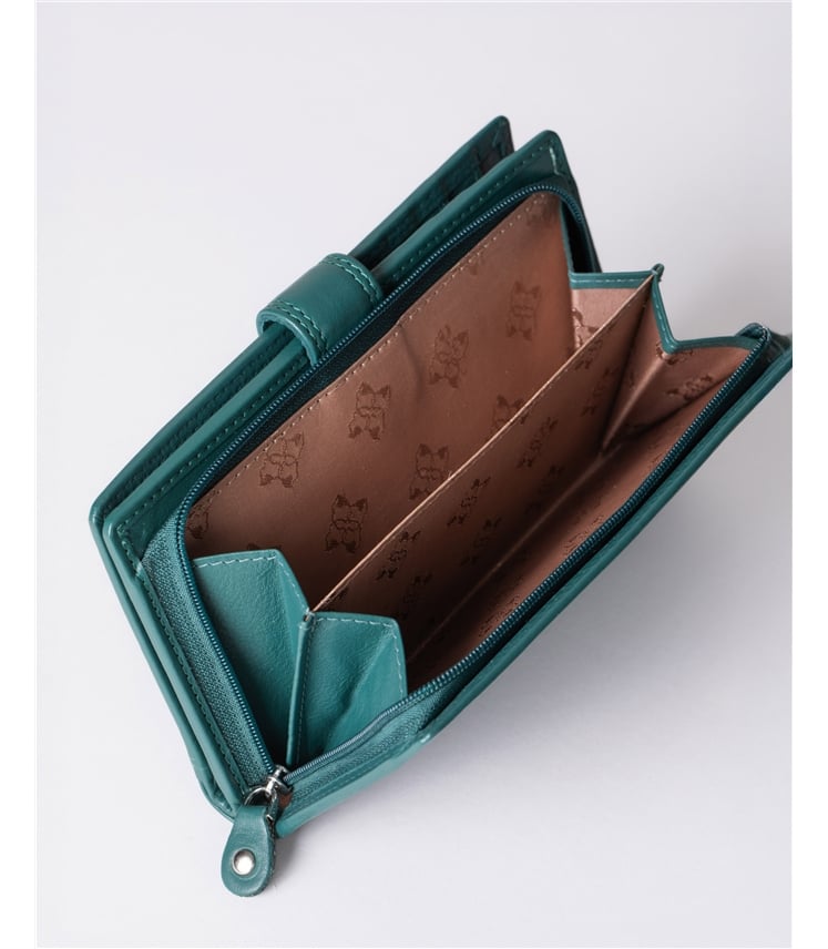 Medium Leather Tab Purse
