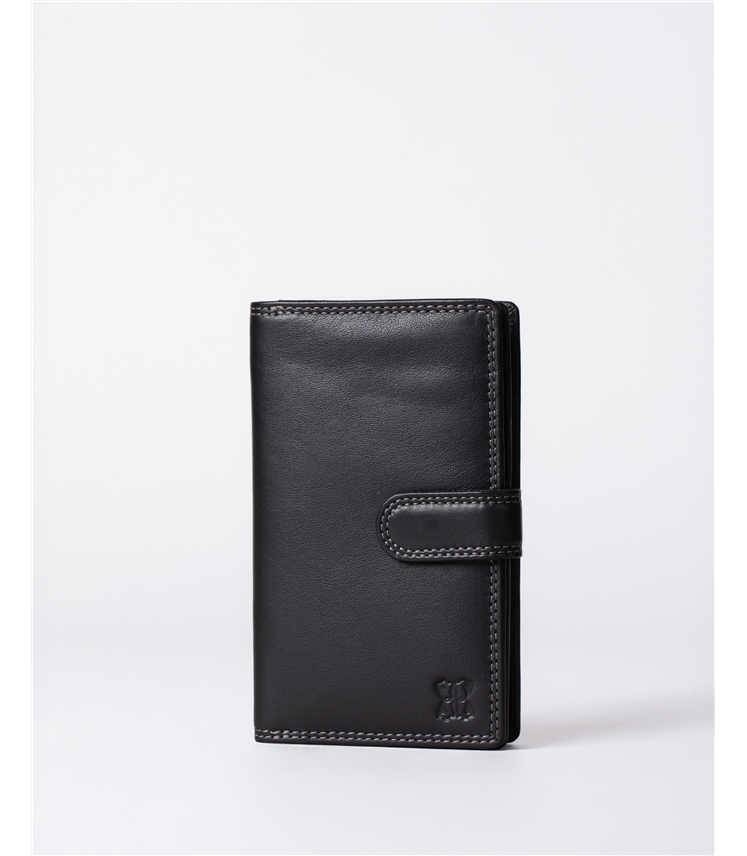 Medium Leather Tab Purse