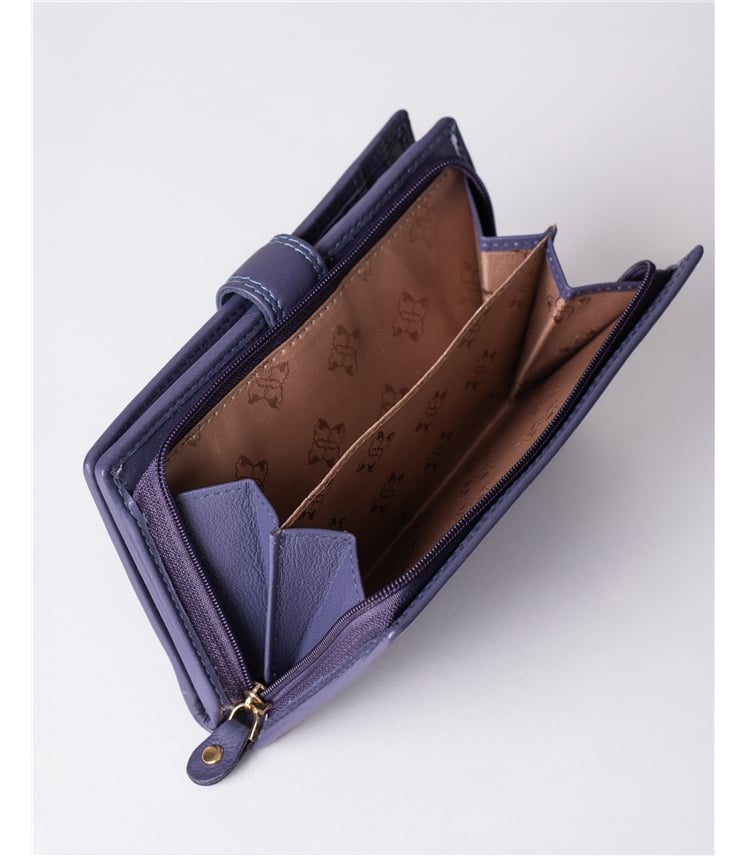 Medium Leather Tab Purse