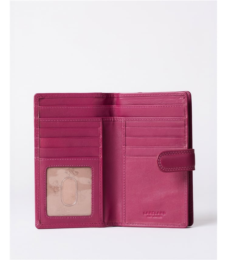 Medium Leather Tab Purse