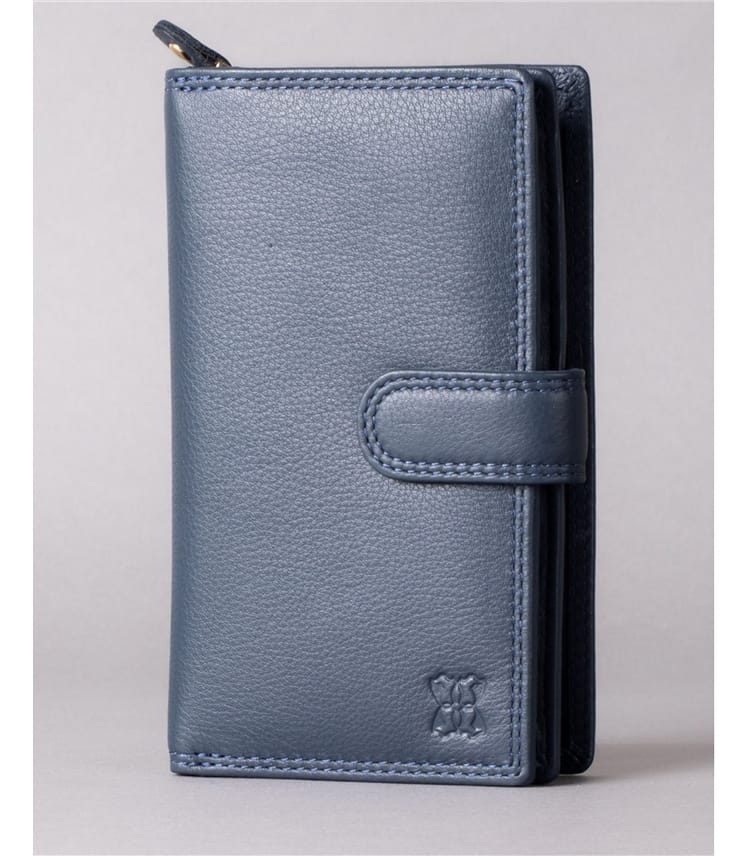 Medium Leather Tab Purse
