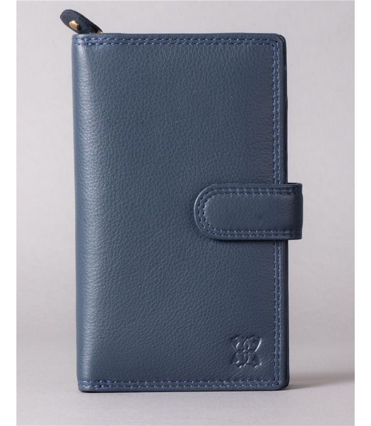 Medium Leather Tab Purse