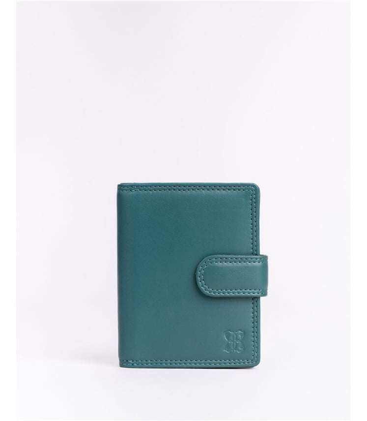 Small Leather Tab Purse