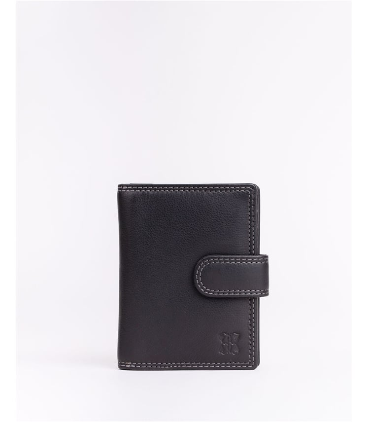 Small Leather Tab Purse