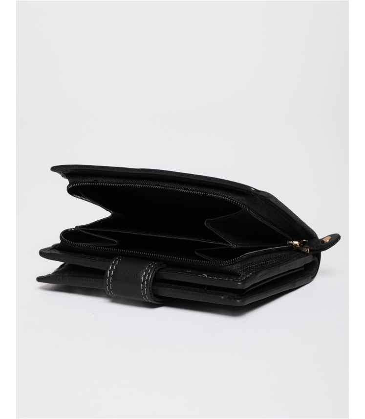 Small Leather Tab Purse