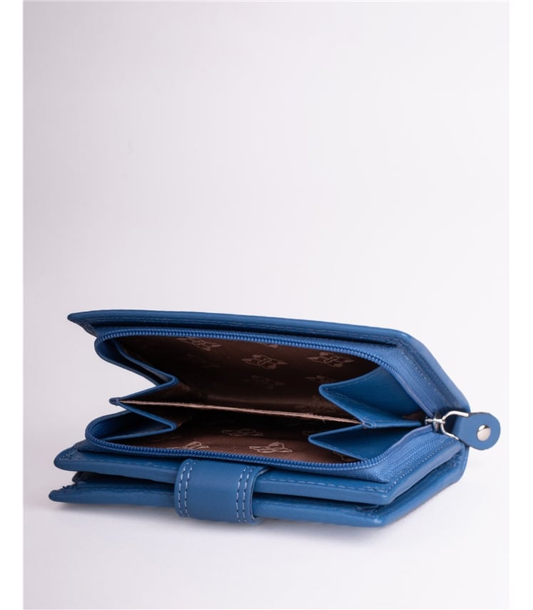 Small Leather Tab Purse