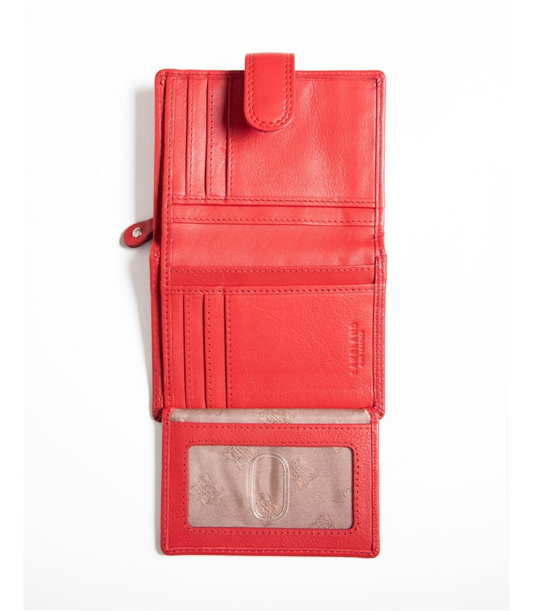 Small Leather Tab Purse