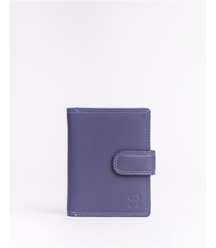 Small Leather Tab Purse