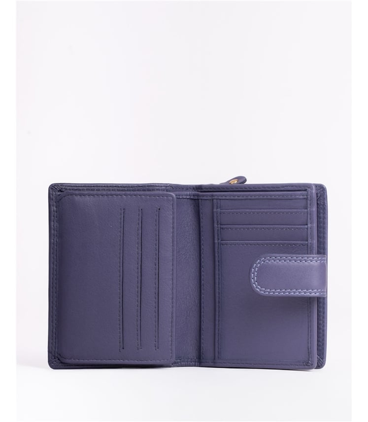 Small Leather Tab Purse