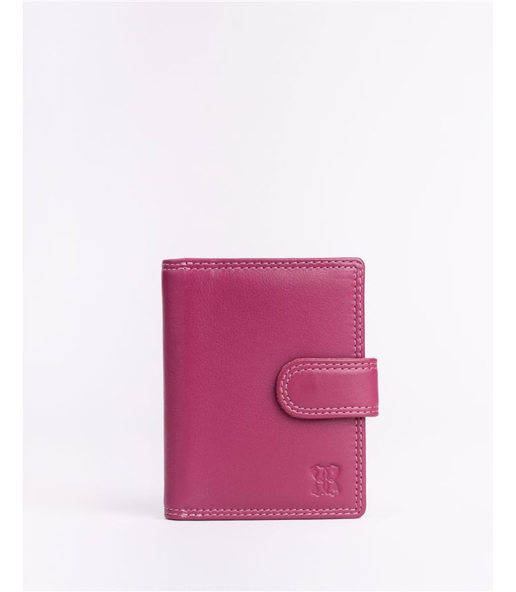 Small Leather Tab Purse