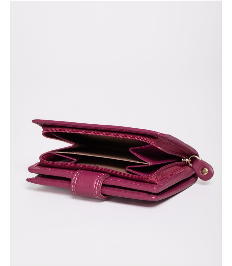 Small Leather Tab Purse