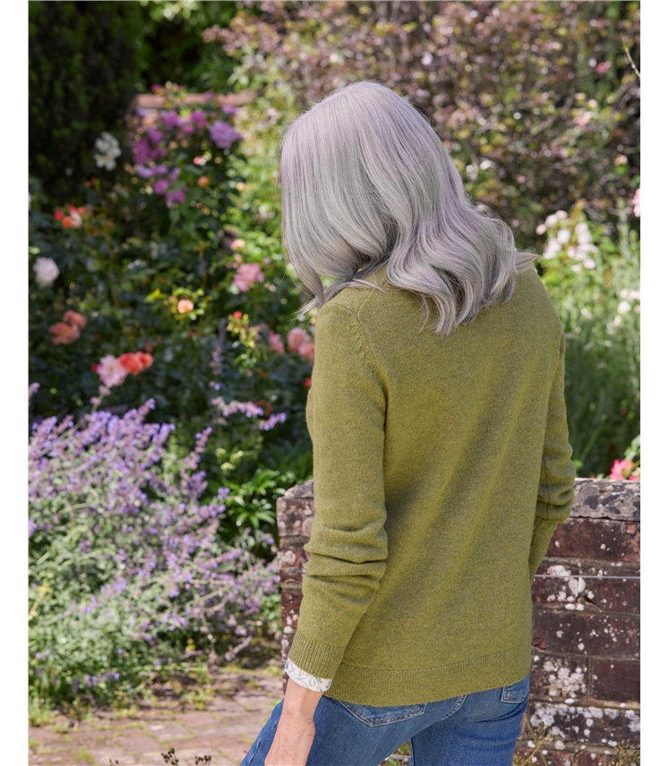 Womens Lambswool Crew