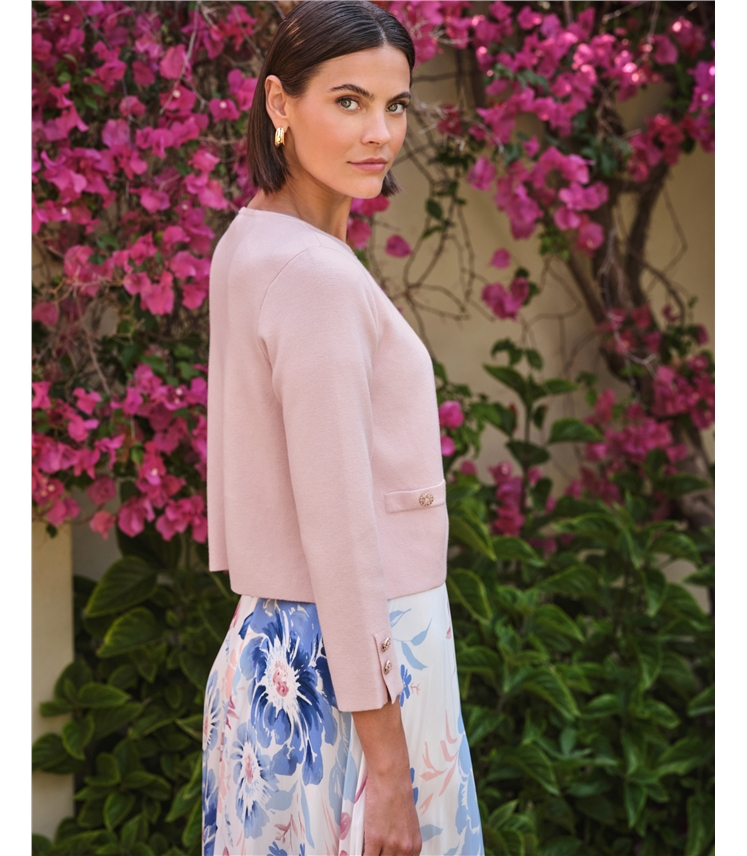 Cotton Blend Milano Jacket