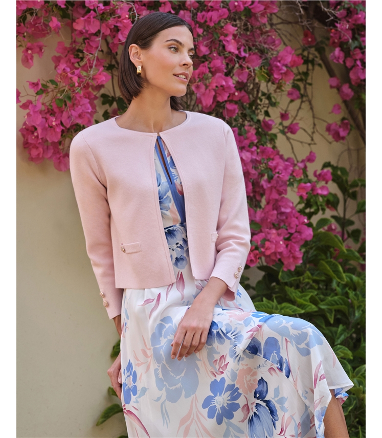 Cotton Blend Milano Jacket
