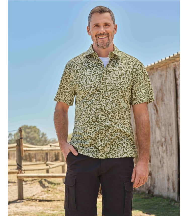 Short Sleeve Cotton Shirt