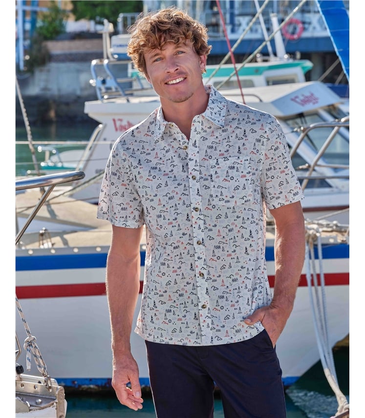 Short Sleeve Cotton Shirt