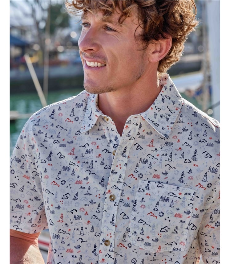 Short Sleeve Cotton Shirt