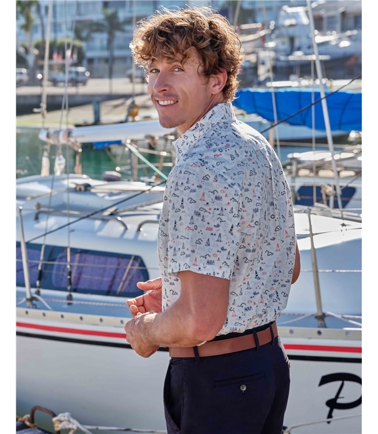 Short Sleeve Cotton Shirt