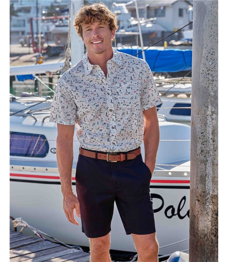 Short Sleeve Cotton Shirt