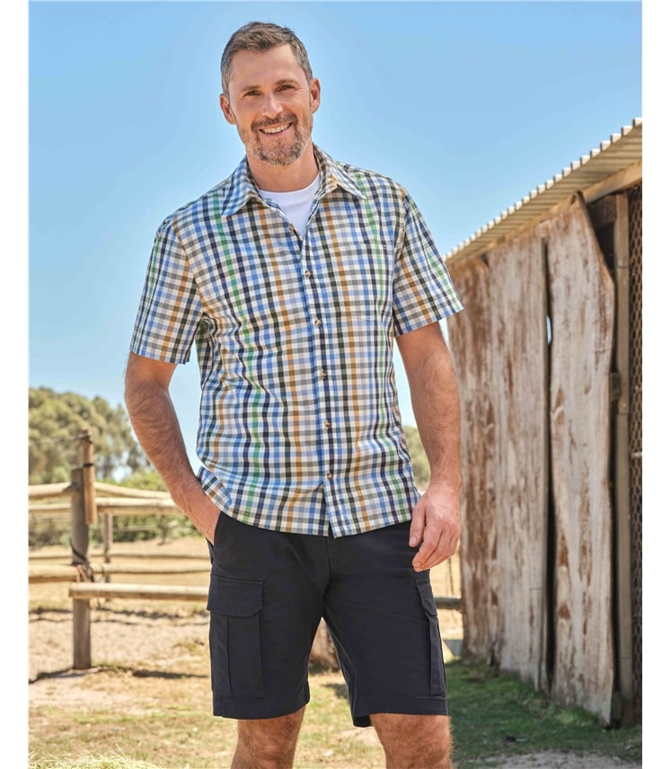 Short Sleeve Cotton Shirt