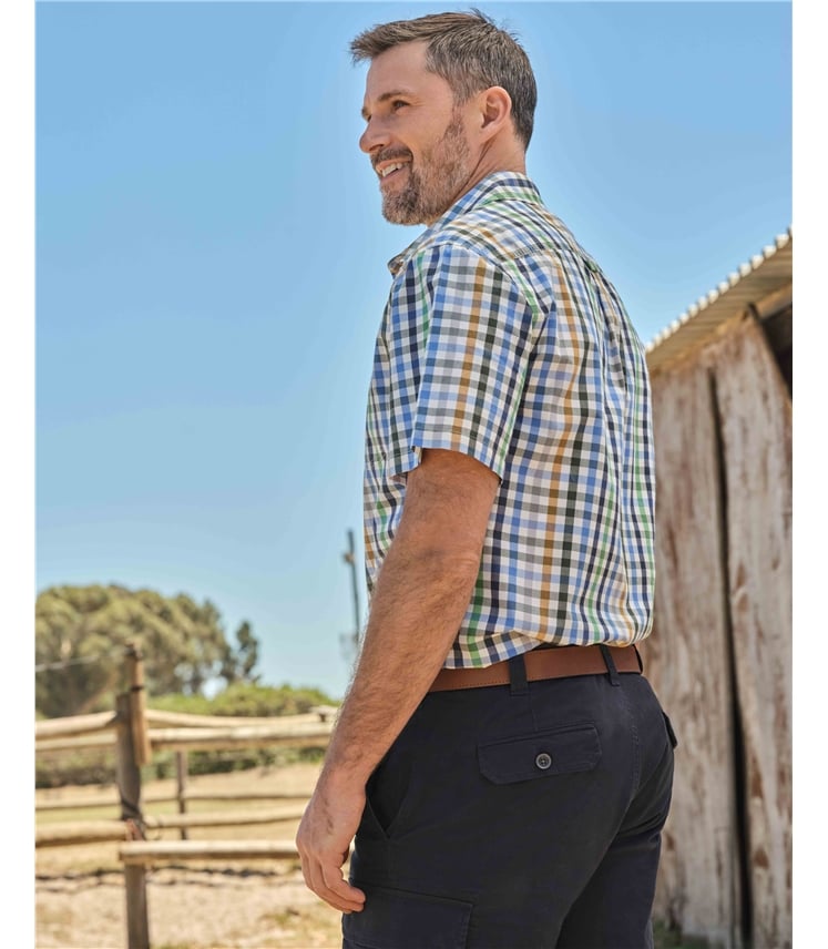 Short Sleeve Cotton Shirt