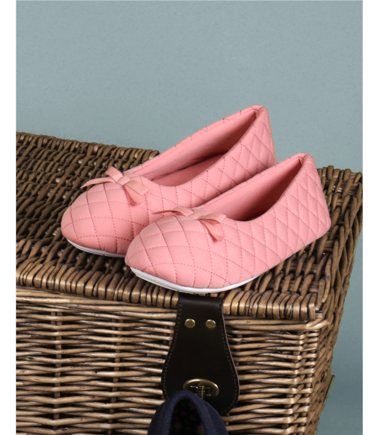 Gesteppte Ballerina-Slippers