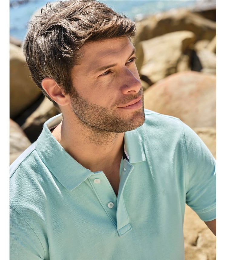 Piqué-Poloshirt für Herren