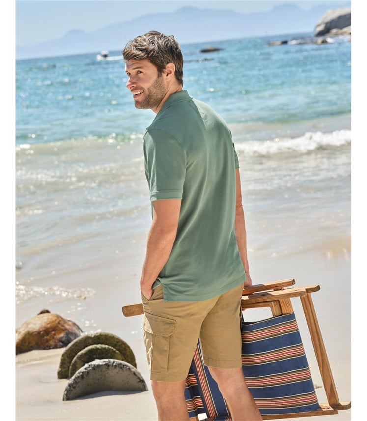 Piqué-Poloshirt für Herren