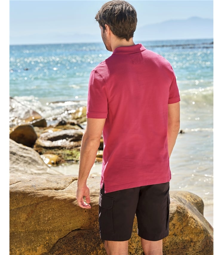 Piqué-Poloshirt für Herren