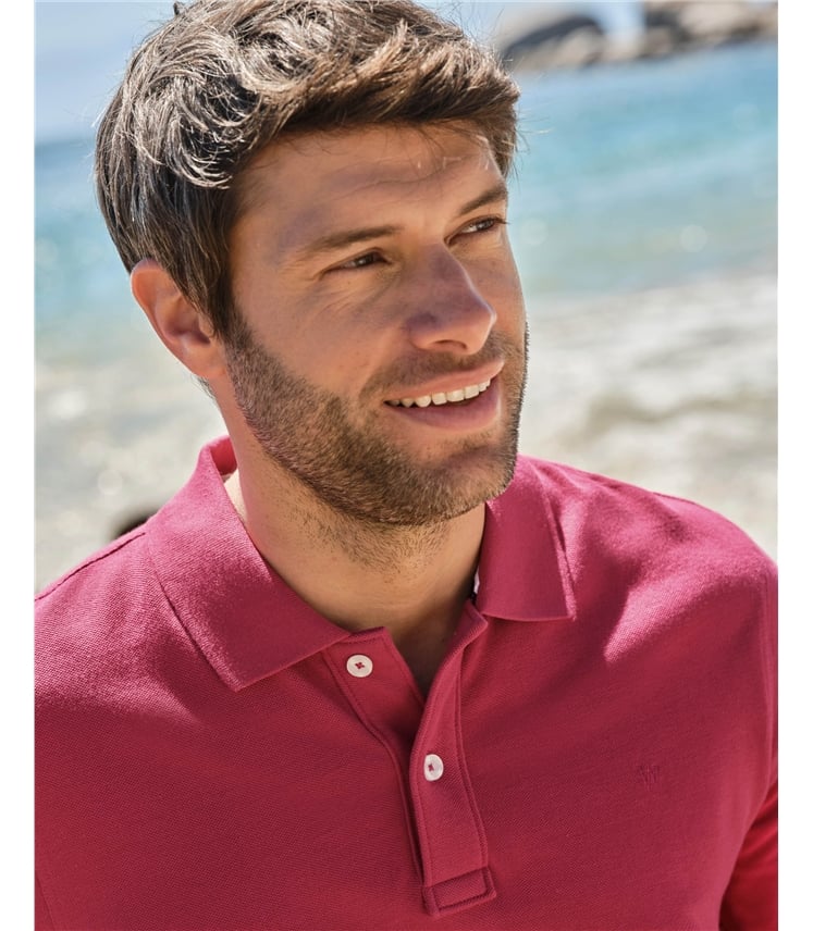 Piqué-Poloshirt für Herren