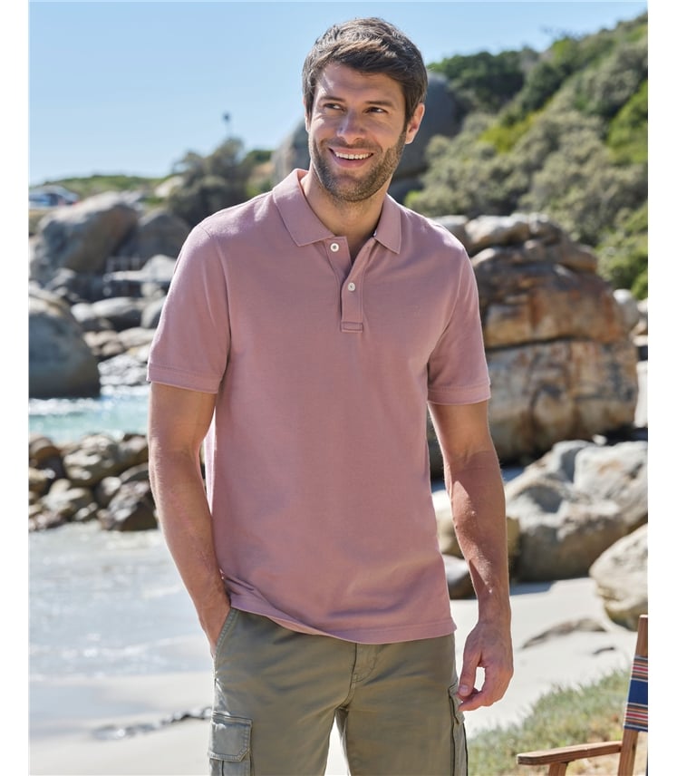 Piqué-Poloshirt für Herren