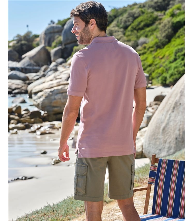 Piqué-Poloshirt für Herren