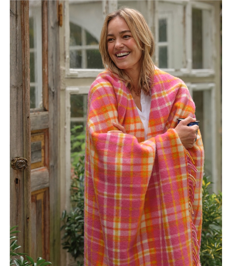 Traditionelle Decke aus reiner Wolle