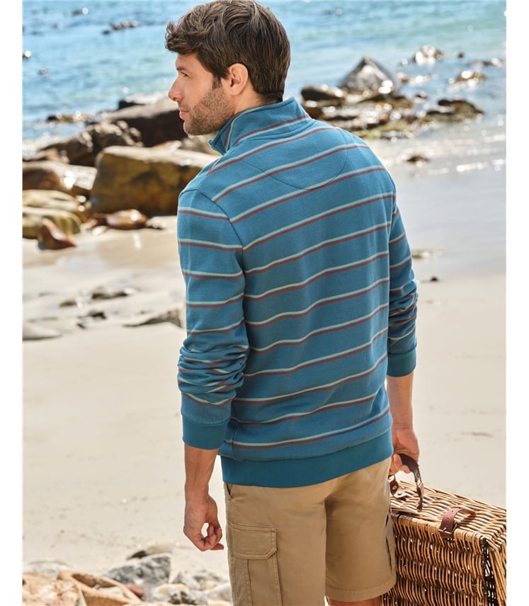 Cotton Half Zip Jumper