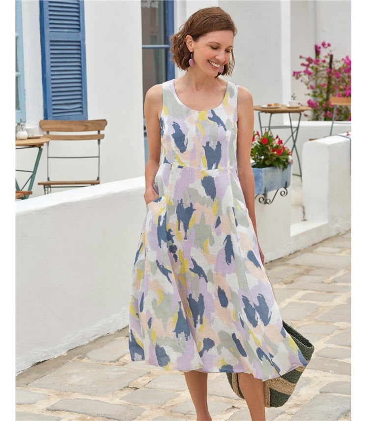Womens Pocket Pinafore Dress