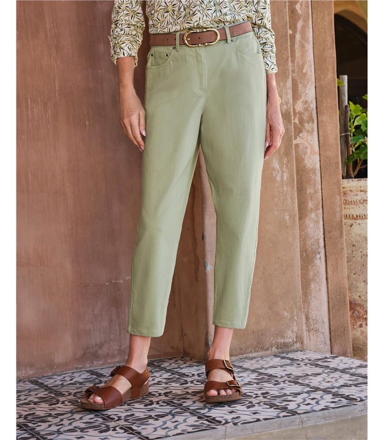 Pantacourt en jean - Femme - Coton mélangé