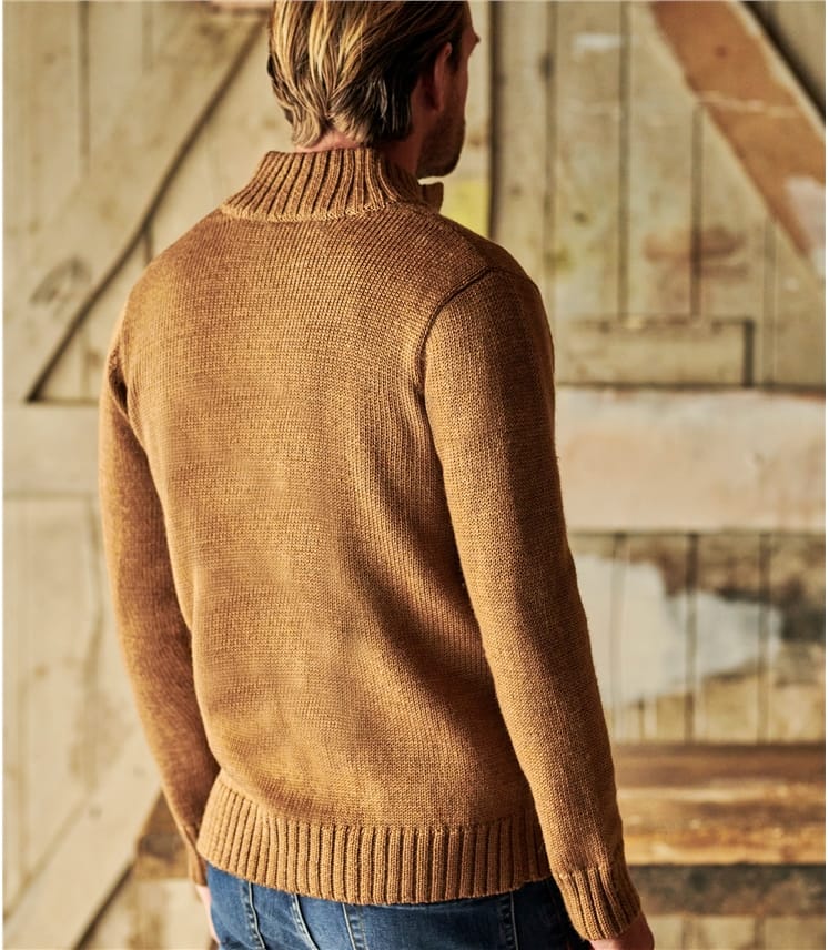 Tawny 100 Pure Wool Button Everyday Cardigan WoolOvers AU