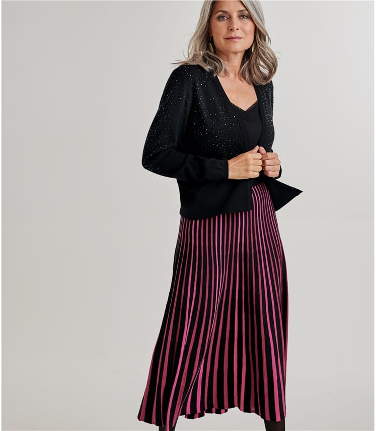 black sparkly cardigan uk