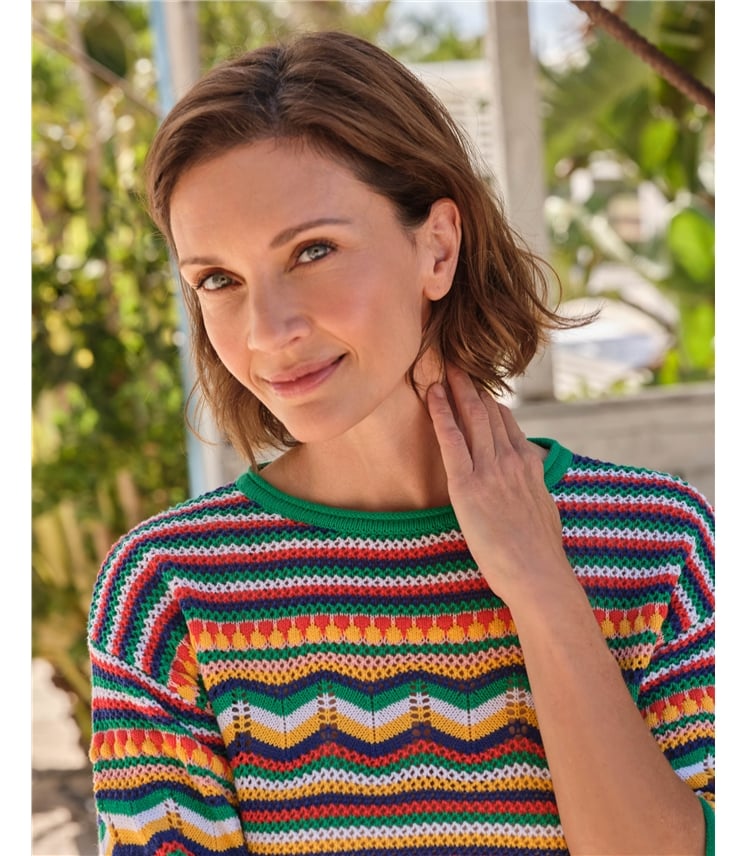 Stripe Boxy Jumper
