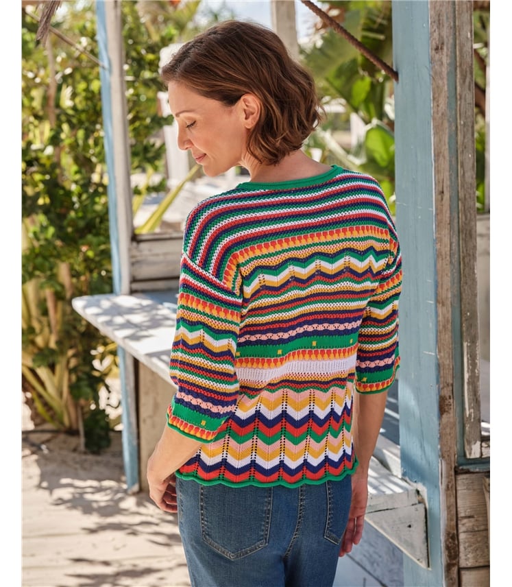 Stripe Boxy Jumper