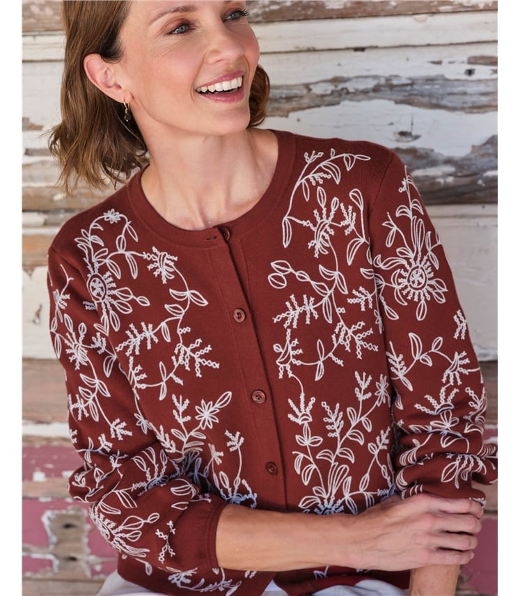 Knitted Summer Embroidered Jacket