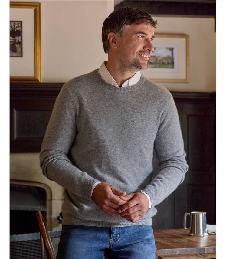 Pure Cashmere Crew Neck Jumper