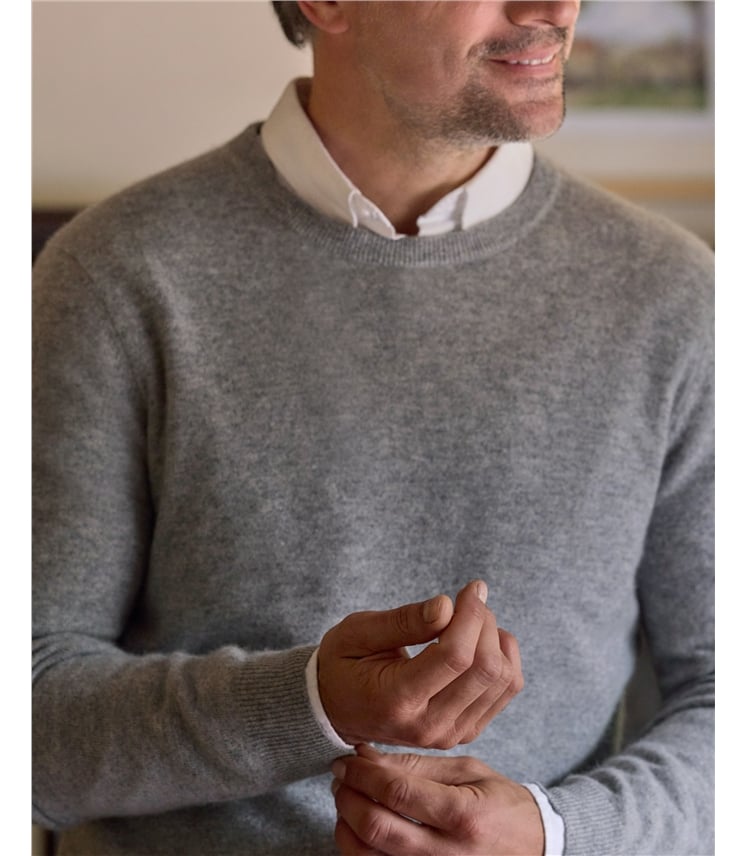 Pure Cashmere Crew Neck Jumper