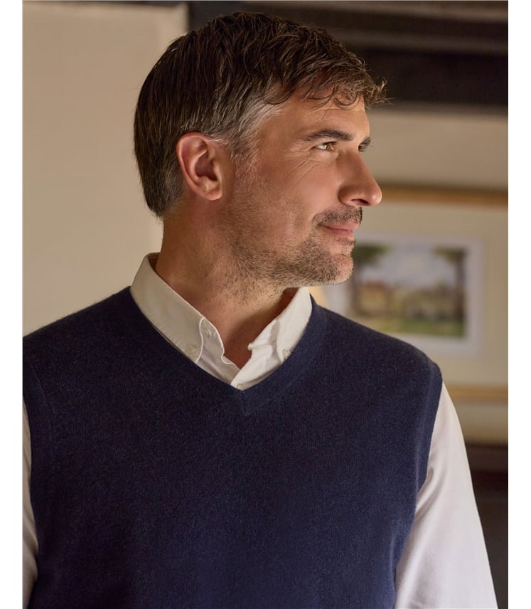 Pull sans manches - Homme - Pur Cachemire