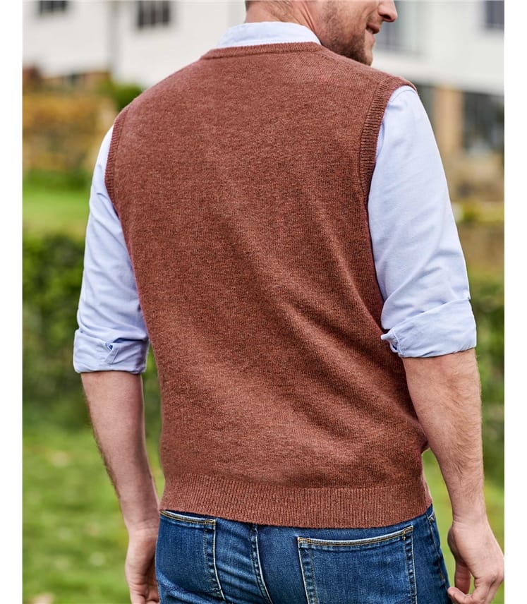 Mens Classic Lambswool Slipover