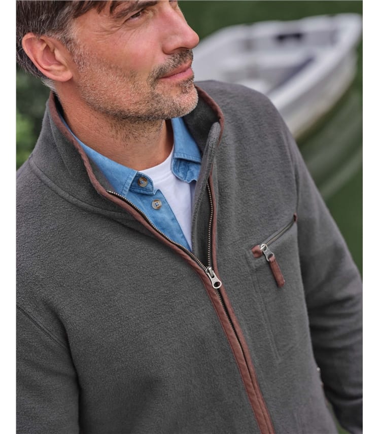 Organic Cotton Full Zip Fleece