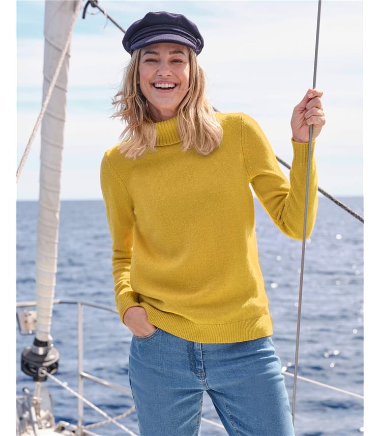 Womens Lambswool Polo