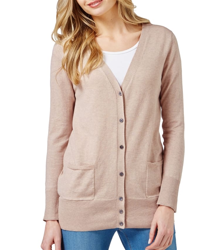 Linen | Womens Silk & Cotton Long Cardigan | WoolOvers AU