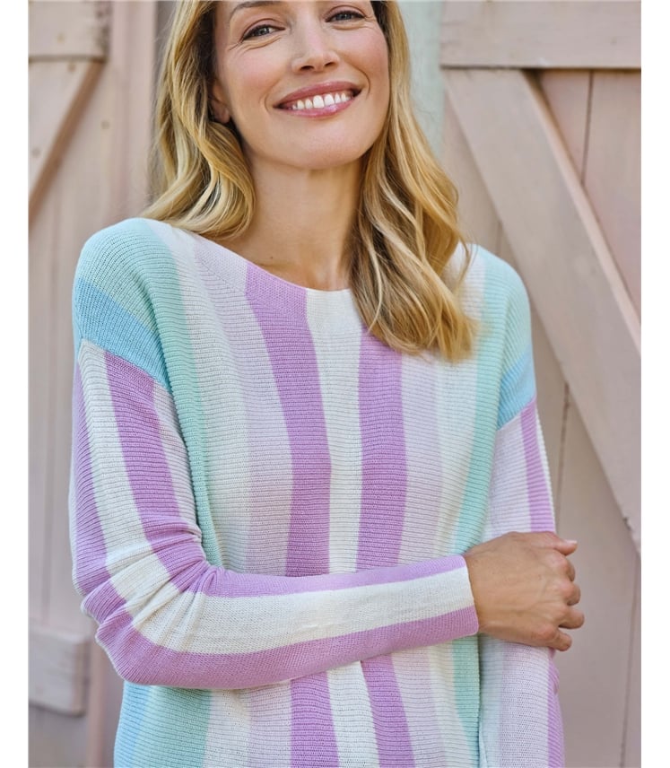 Vertical Stripe Jumper