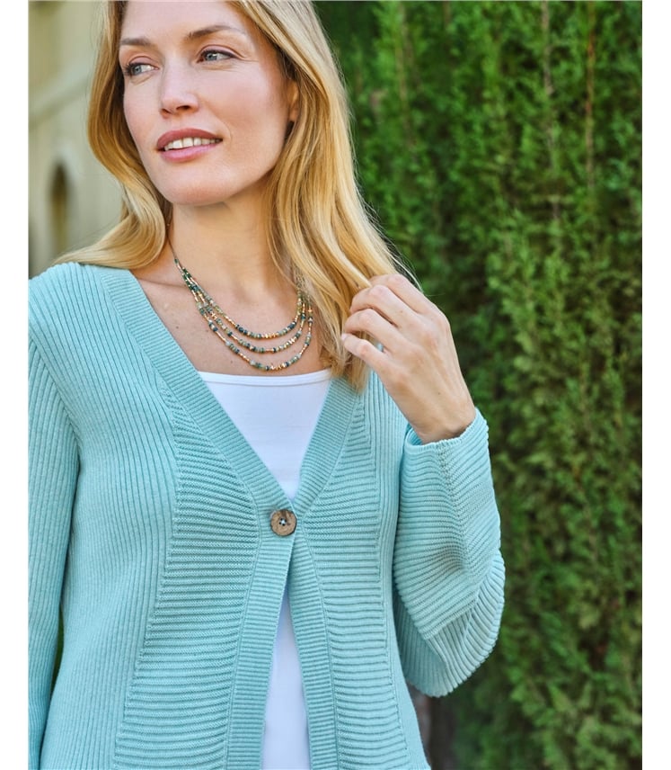 Strickjacke mit Knopfverschluss